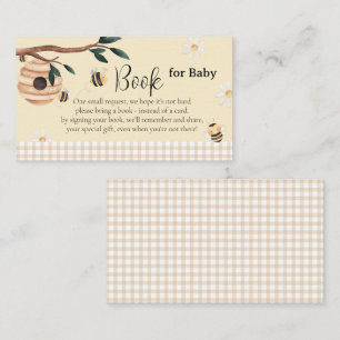 Tarjeta De Recepción Honey Bee Book para Baby Baby Shower