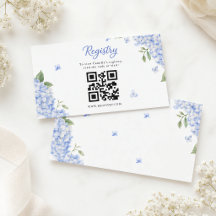Hortensia Azul Floral Acuarela Elegante