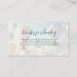 Tarjeta De Recepción Hot air balloon Baby shower