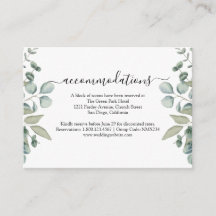 Hoteles en Eucalyptus Greenery Boda