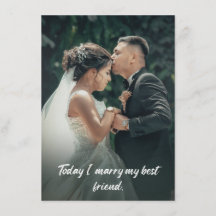 Hoy me caso con mi mejor amigo.