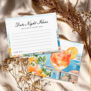 Tarjeta De Recepción Ideas de la noche del día Aperol Spritz Bridal Sho