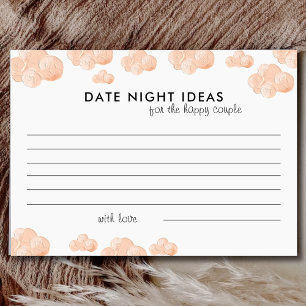 Tarjeta De Recepción Ideas de la noche del día Jugar de ducha de novia 