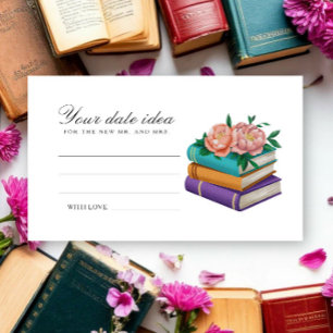 Tarjeta De Recepción Ideas para noche de cita de ducha de novia Nuevo C