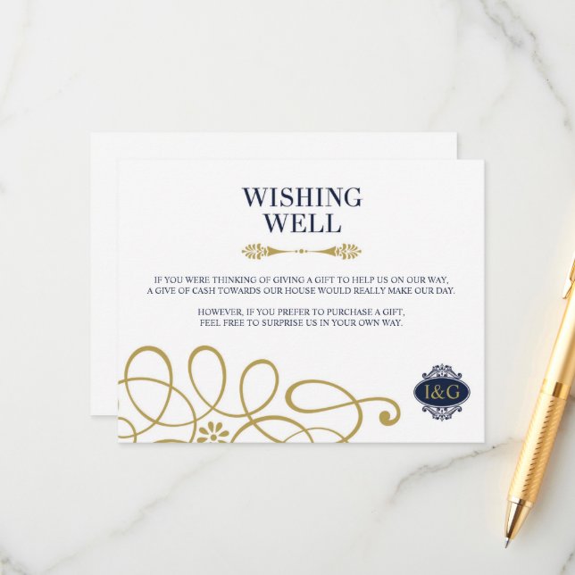 Tarjeta De Recepción Impresión Moderna El Boda De Amor Deseando Buena T (Anverso/Reverso In Situ)