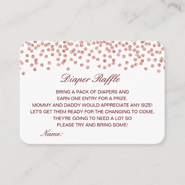 Tarjeta De Recepción Impreso de inserción de Baby Shower de pañales edi (Anverso)