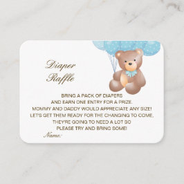 Tarjeta De Recepción Impreso de inserción de Baby Shower de pañales edi