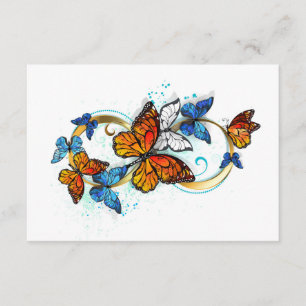Tarjeta De Recepción Infinidad de Mariposas Monarca
