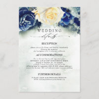 Información Boda sobre las flores azules y amarill