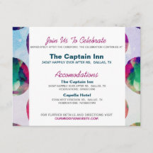 Información de Boda Abstracta Boho Acuarela Rosa