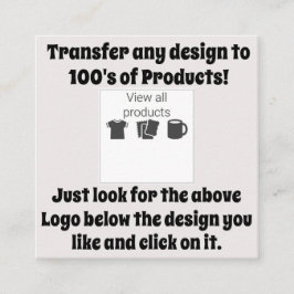 Tarjeta De Recepción Información de diseño de transferencia