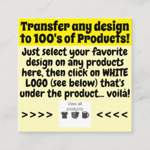 Tarjeta De Recepción Información de diseño de transferencia: