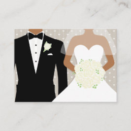 Tarjeta De Recepción Información de rosas blancas para bodas de novias