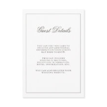 Información sencilla sobre los huéspedes en Boda b