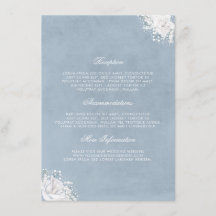 Información sobre el Boda de aliento del azul turb