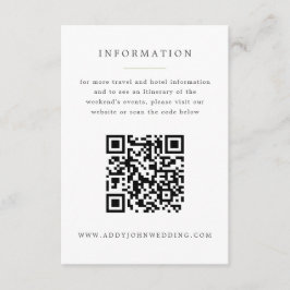 Tarjeta De Recepción Información sobre el verde y el blanco y la hidran