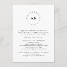 Iniciales Minimalistas modernas de Boda de monogra