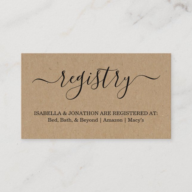 Tarjeta De Recepción Inscripción/inclusión en el Registro Rústico para  (Anverso)