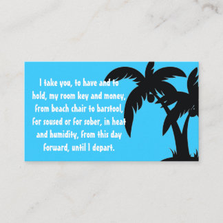 Tarjeta De Recepción Inserción de clave de matrimonio de destino