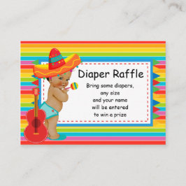 Tarjeta De Recepción Inserción de Raffle de Baby Shower en México