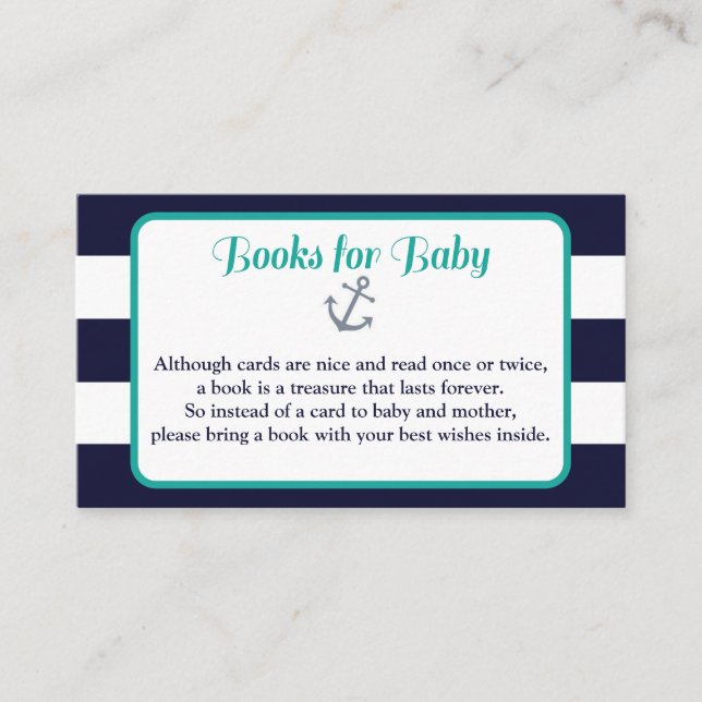 Tarjeta De Recepción Inserciones de solicitud de libros náuticos (Anverso)