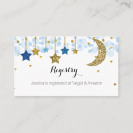 Tarjeta De Recepción Insertar en el Registro de Estrella y Luna