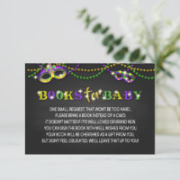 Insertar libro de Baby Shower de Mardi Gras