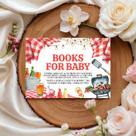 Tarjeta De Recepción Inserto de solicitud de libro para Baby Shower con