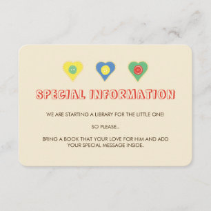 Tarjeta De Recepción Insertos de información Lycka Till