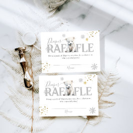 Tarjeta De Recepción Invernadero de pañal Baby Shower neutro para oso m