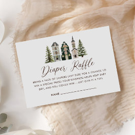 Tarjeta De Recepción It Takes a Village Christmas Baby Shower