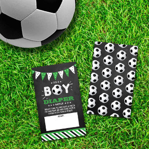 Tarjeta De Recepción It's a Boy! Baby Shower Diaper Raffle