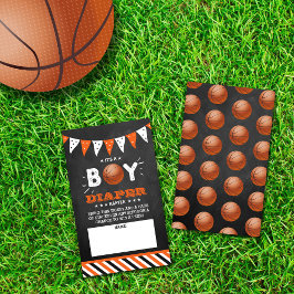 Tarjeta De Recepción It's a Boy! Baby Shower Diaper Raffle