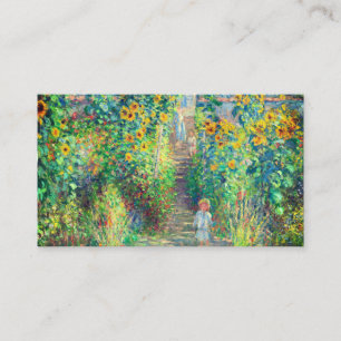 Tarjeta De Recepción Jardín de flores Monet