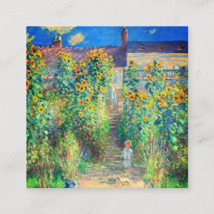 Tarjeta De Recepción Jardín de flores Monet