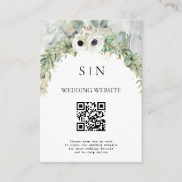 Tarjeta De Recepción Jardín de verano del Arco de Verdor Bohemio