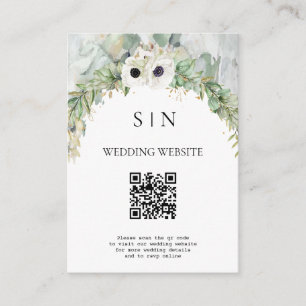 Tarjeta De Recepción Jardín de verano del Arco de Verdor Bohemio