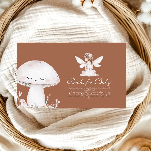 Tarjeta De Recepción Jardín encantado Fairy Wildflower Books para el be (Subido por el creador)