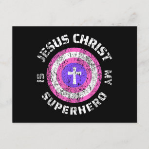 Tarjeta De Recepción Jesucristo es mi superhéroe Jesús