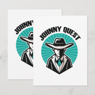 Tarjeta De Recepción Johnny Quest