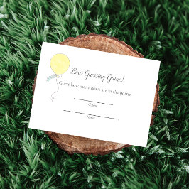 Tarjeta De Recepción Juego de adivinación para el bebé Sprinkle