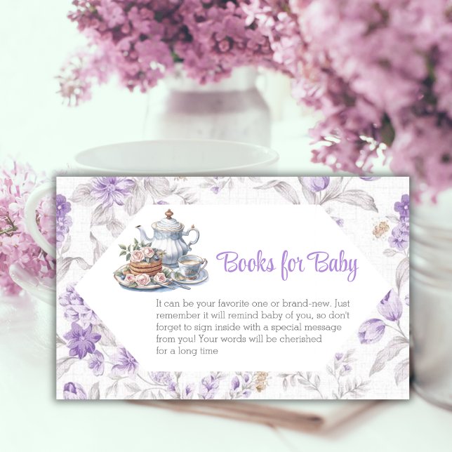 Tarjeta De Recepción Juego de Baby Shower del libro floral Tea Fiesta L (Subido por el creador)