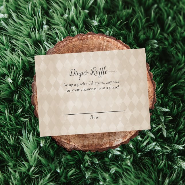 Tarjeta De Recepción Juego de Baby Shower Raffle Raffle de oso blanco (Subido por el creador)