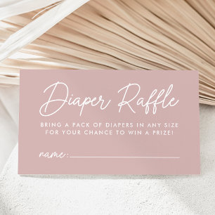 Tarjeta De Recepción Juego de Cartas de Pañales para Baby Shower con Le