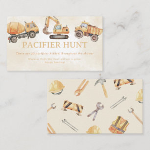 Tarjeta De Recepción Juego de caza del pacificador de la construcción