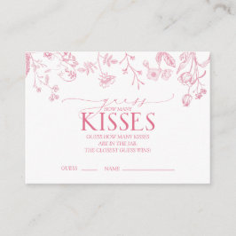 Tarjeta De Recepción Juego de ducha floral floral floral de color rosa
