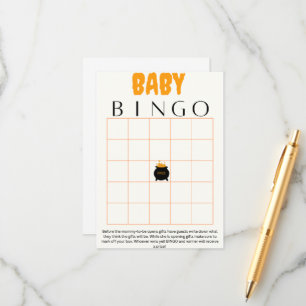 Tarjeta De Recepción Juego de ducha para bebés con bingo