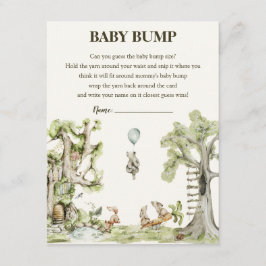Tarjeta De Recepción Juego de golpes Baby Shower para Woodland Neutral 