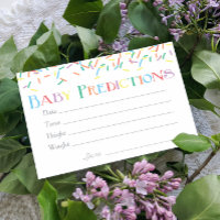 Juego de Predicciones para Bebés Sprinkle