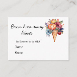 Tarjeta De Recepción Juego rústico de Boda de ducha con crema de hielo